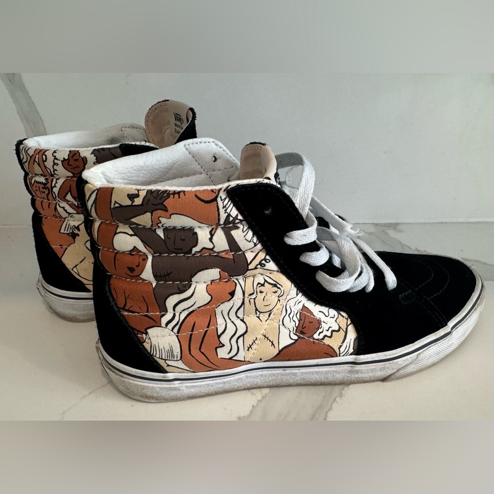 Vans Breast Cancer Awareness Lady Ladi Sk8-Hi Black Skate High Shoes Sneaker 8.5